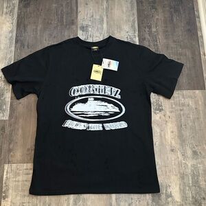 Cornell Black Graphic Tee for Men